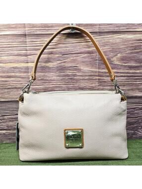 Valentina Genuine Leather Crossbody Shoulder Bag Pink Pebbled Leather NEW